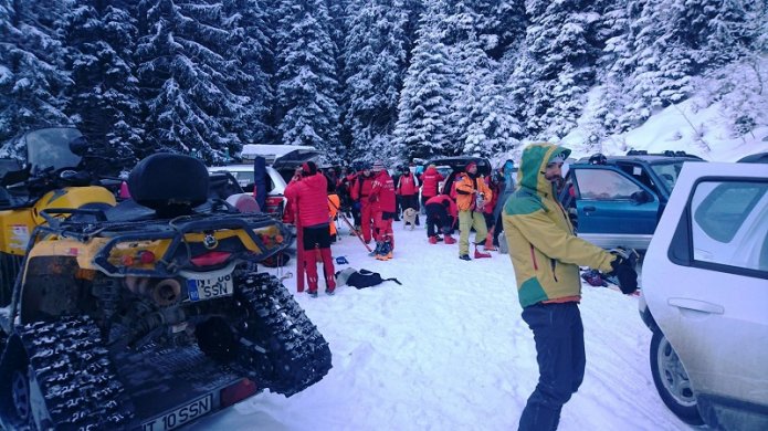 Salvamontisti in operatiunea de cautare a lui Liviu, alpinistul disparut in Calimani