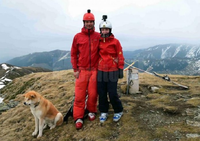 Liviu Pandelea si Nathy Josse, surprinsi de o avalansa in Calimani, pe 1 decembrie
